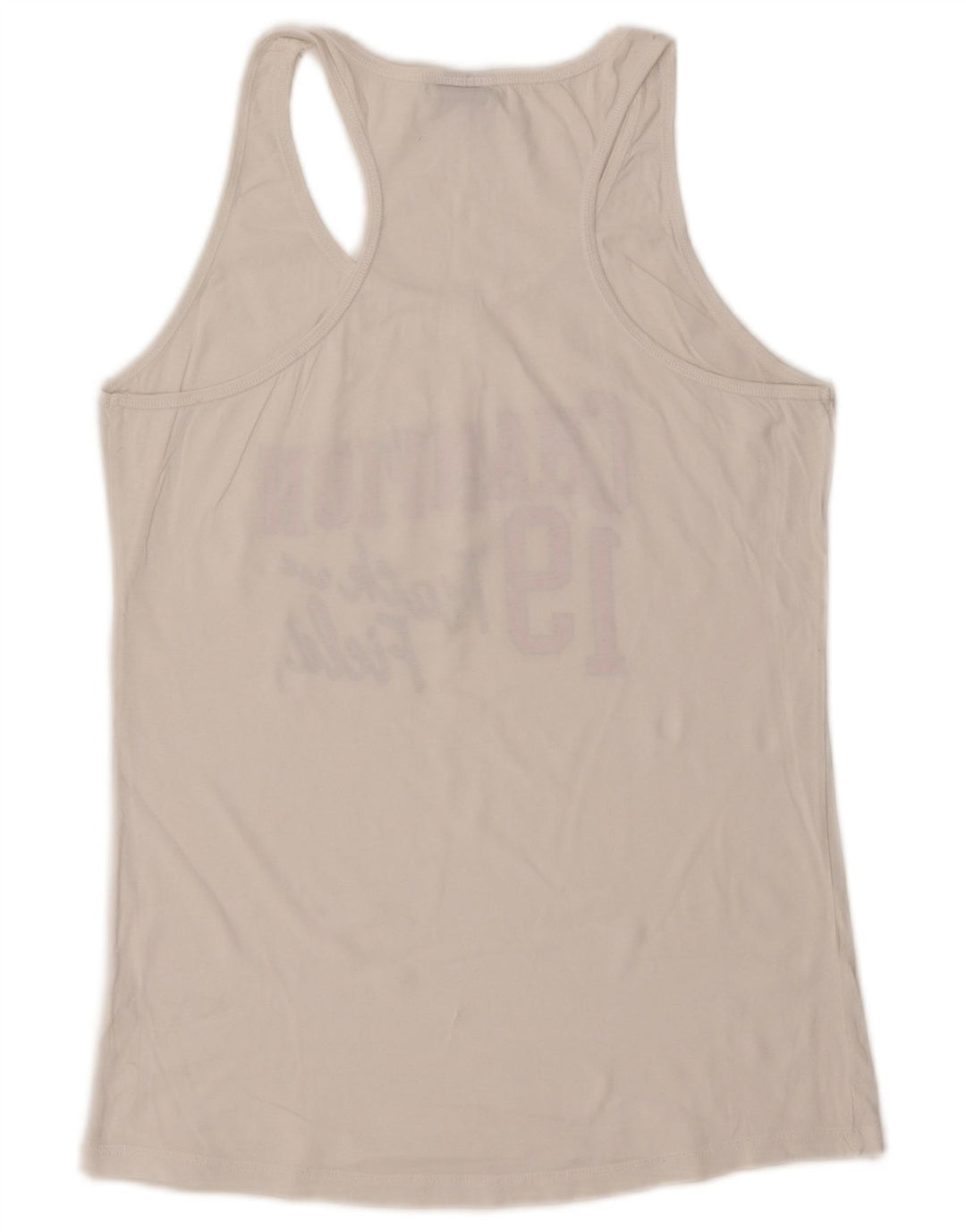 CHAMPION Top sin mangas gráfico para mujer UK 20 2XL Blanco