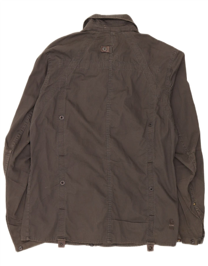 G-Star Chaqueta utilitaria para hombre UK 42 XL Algodón caqui