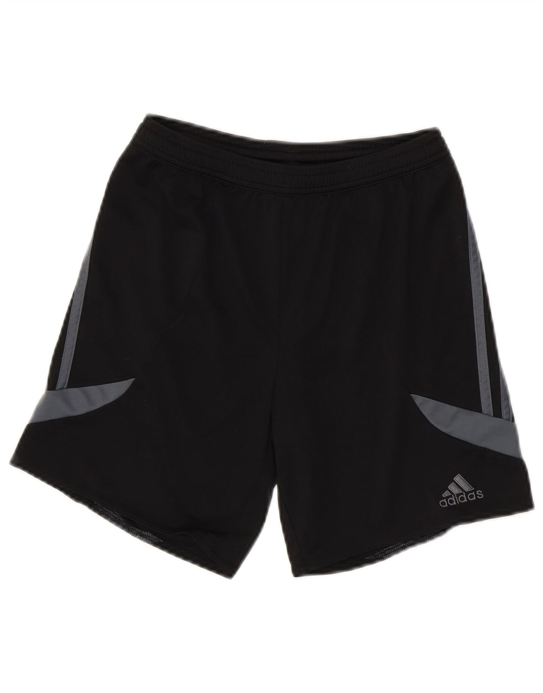 ADIDAS Pantalones cortos deportivos Climalite para niños 11-12 años Grande Negro Colorblock