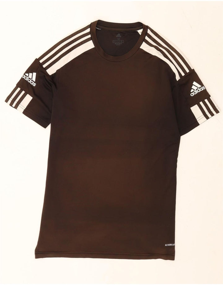 Adidas Hombre Aeroready Camiseta Top Mediano Negro Colorblock