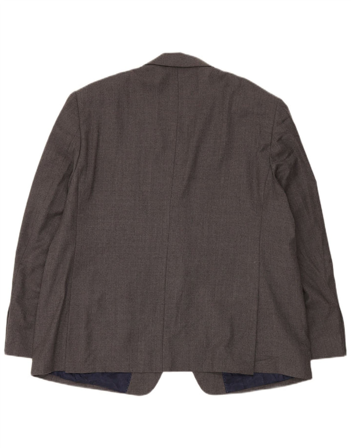 Marks & Spencer Chaqueta tipo blazer corta con 2 botones para hombre EU 58 4XL Gris