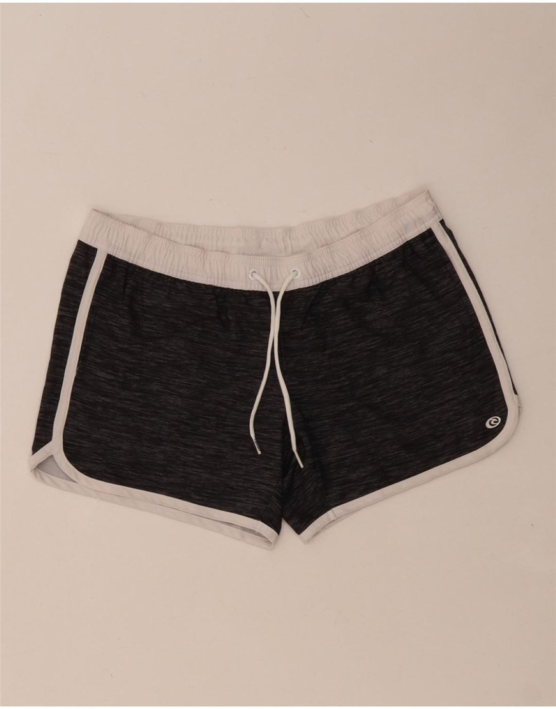 RIP CURL Shorts de baño para mujer US 8 Poliéster moteado gris medio
