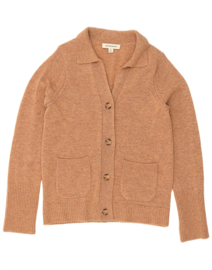 Marks & Spencer - Cárdigan para mujer con autógrafo (talla 40), color beige
