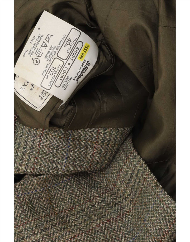 Marks & Spencer Chaqueta St. Michael Blazer para Hombre UK 40 Verde Medio
