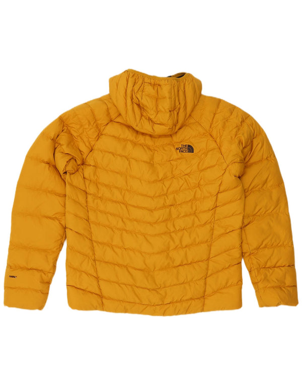 The North Face Chaqueta acolchada con capucha para hombre Reino Unido 40 Poliéster amarillo grande