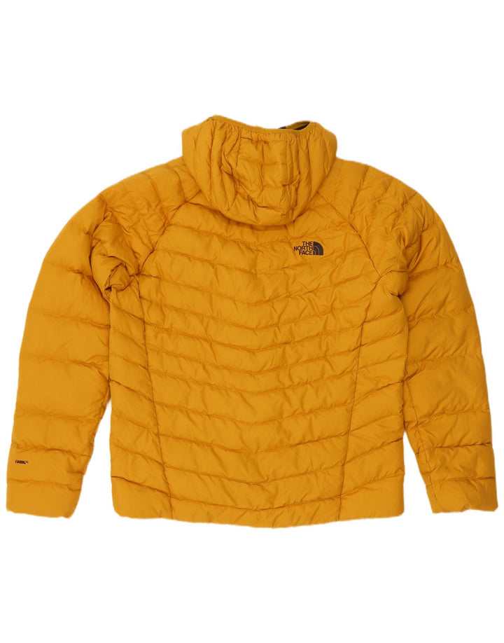 The North Face Chaqueta acolchada con capucha para hombre Reino Unido 40 Poliéster amarillo grande