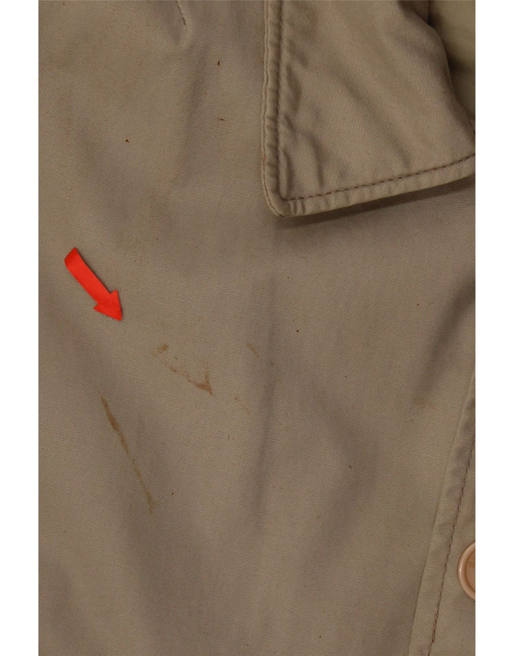 Guess Abrigo para hombre UK 38 Algodón beige medio