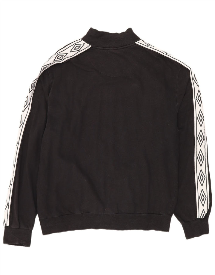 Umbro Chaqueta de chándal para mujer UK 20 2XL Algodón color block negro