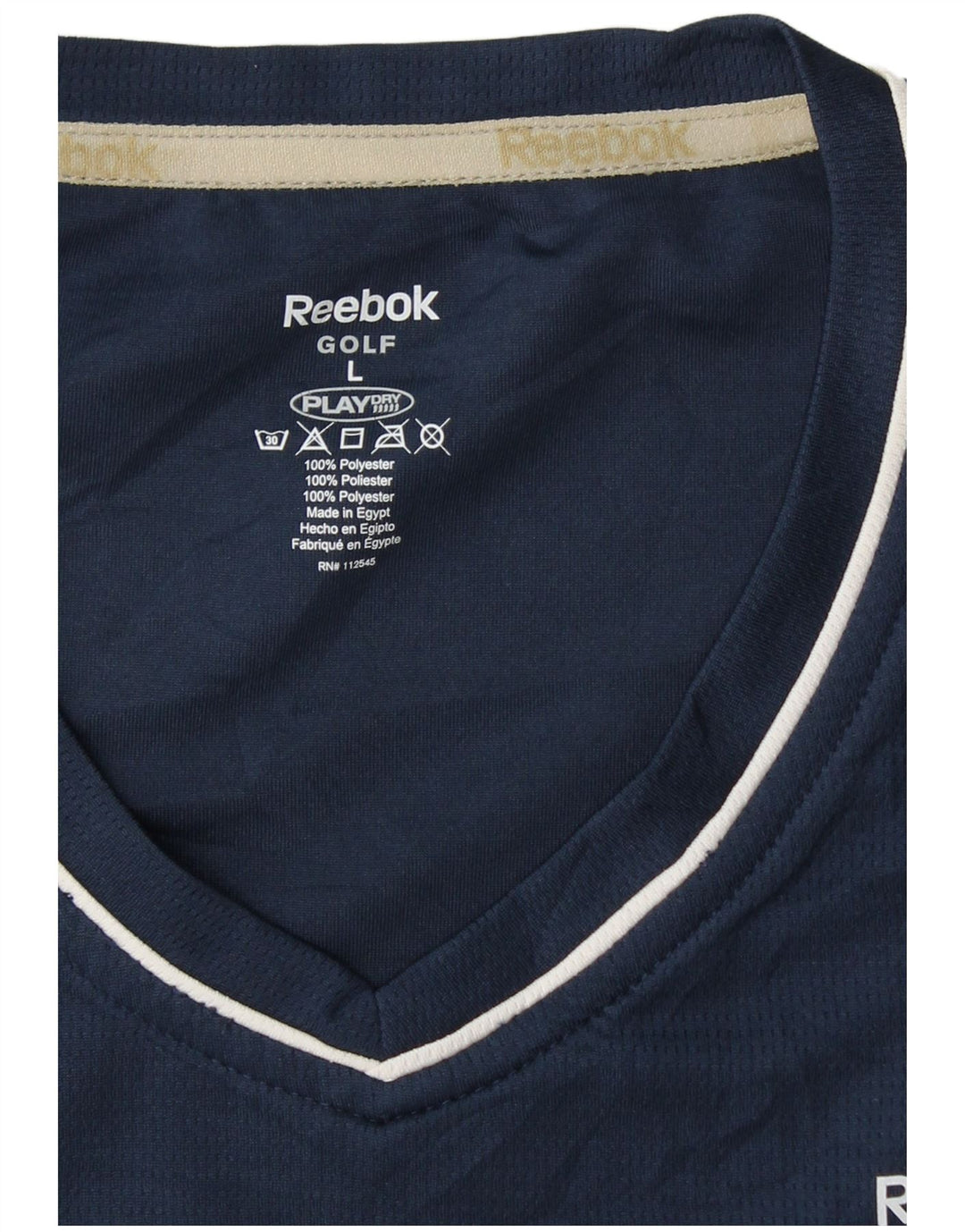 Reebok Camiseta para Mujer Top UK 40 Grande Azul Marino Poliéster