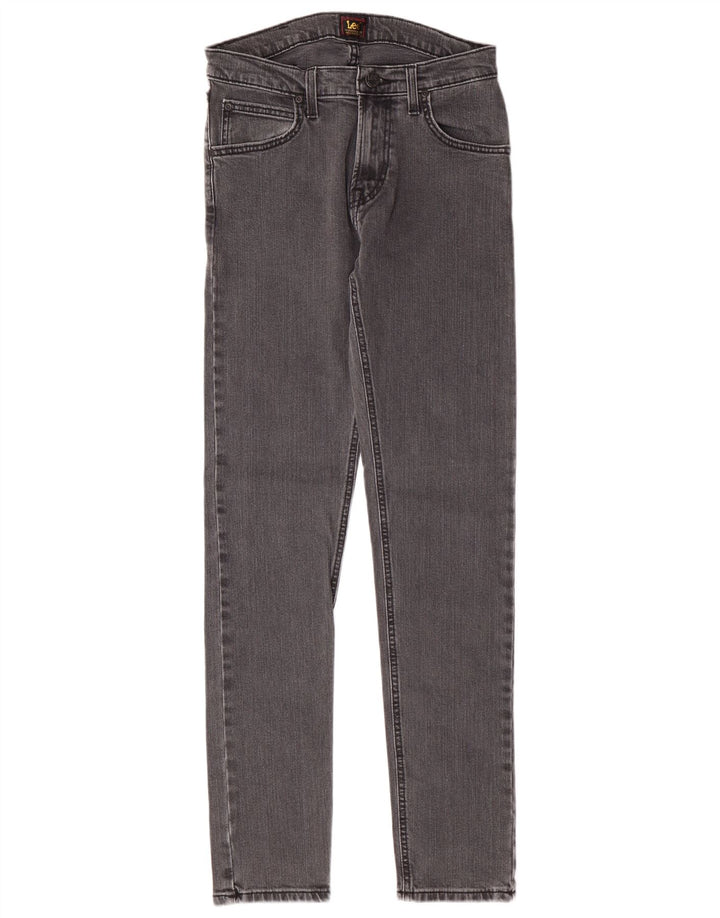 LEE Mujer Luke Slim Jeans W28 L32 Algodón Gris