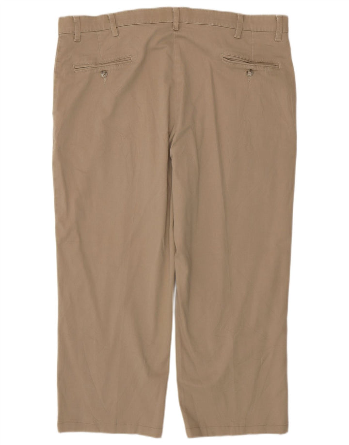 LEE Pantalones capri rectos de ajuste personalizado para hombre W40 L24 Algodón beige