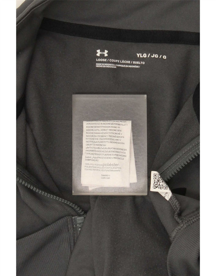 Under Armour Chaqueta de chándal para niños 11-12 años Grande Gris Colorblock