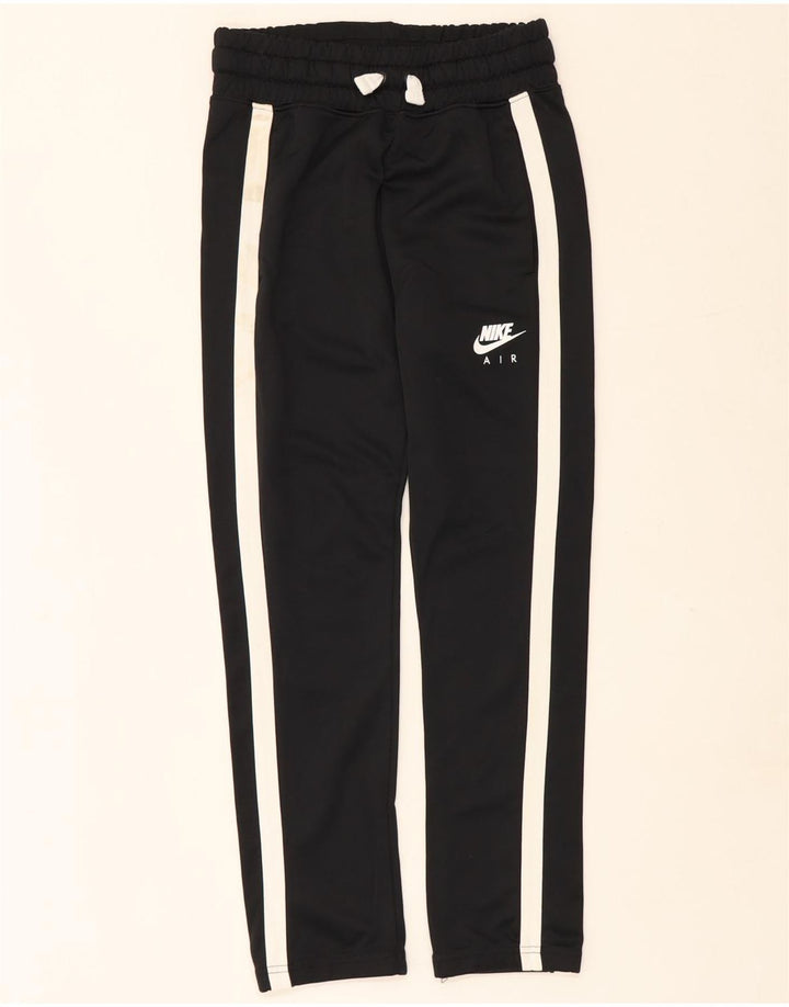 Nike Pantalones de chándal para niños 12-13 años Grande Negro Colorblock Poliéster