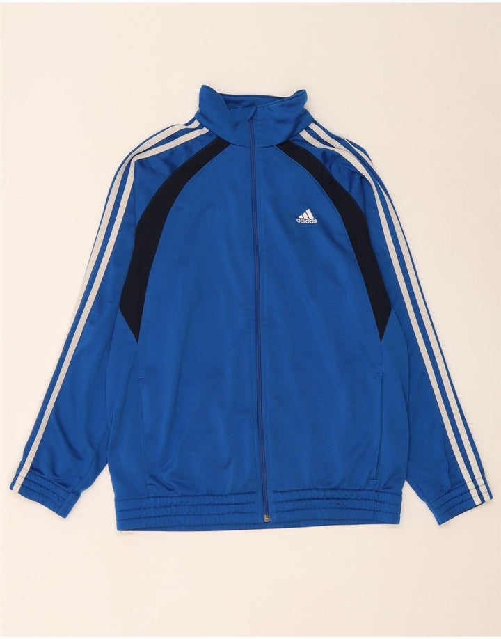 ADIDAS Chaqueta de chándal para niño 15-16 años Azul Poliéster color block