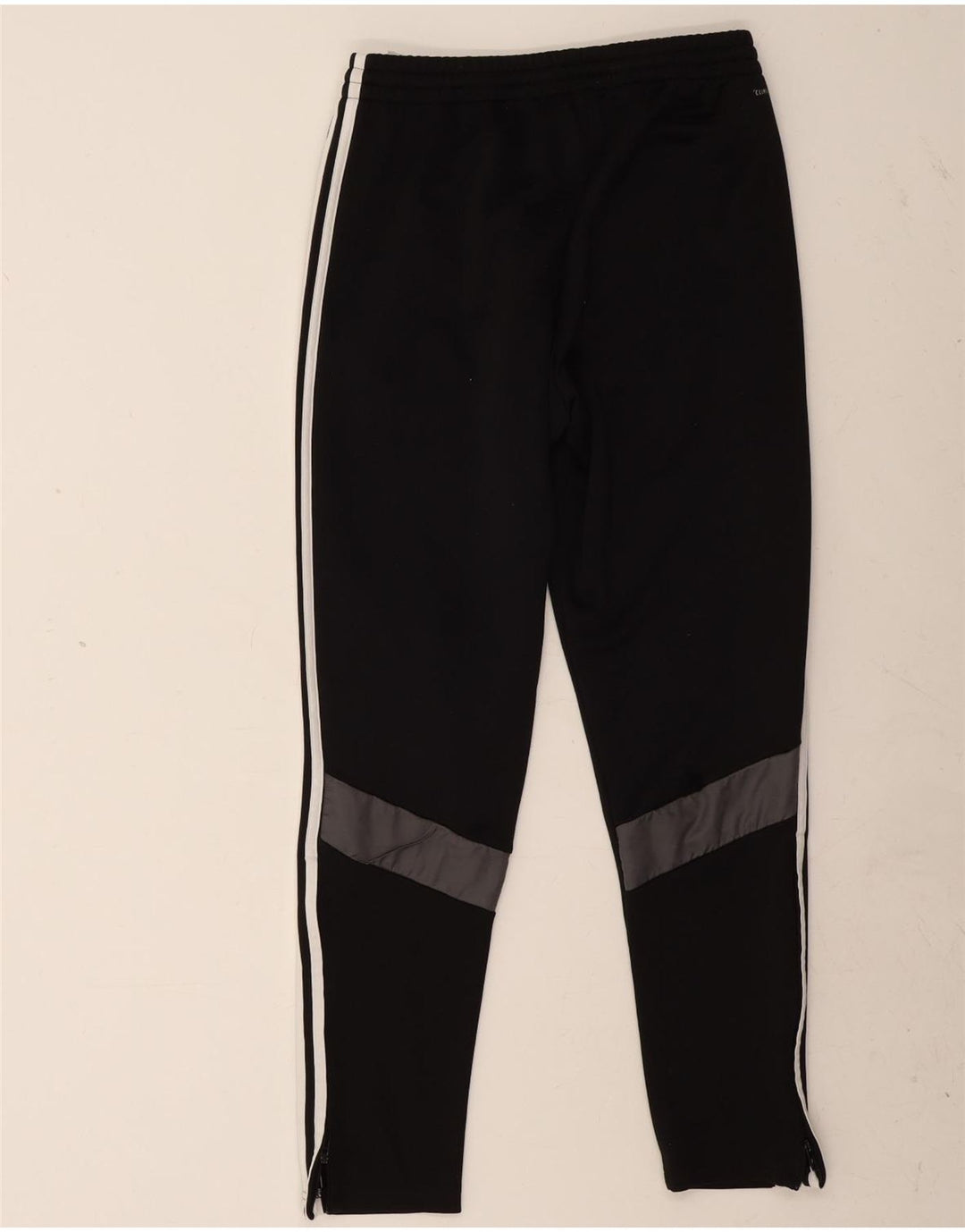Adidas Pantalones de chándal para mujer UK 40 Mediano Negro Colorblock Poliéster