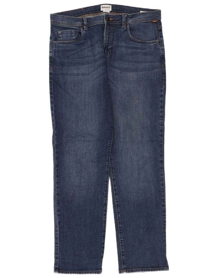 TIMBERLAND Vaqueros rectos para hombre W34 L32 Algodón azul