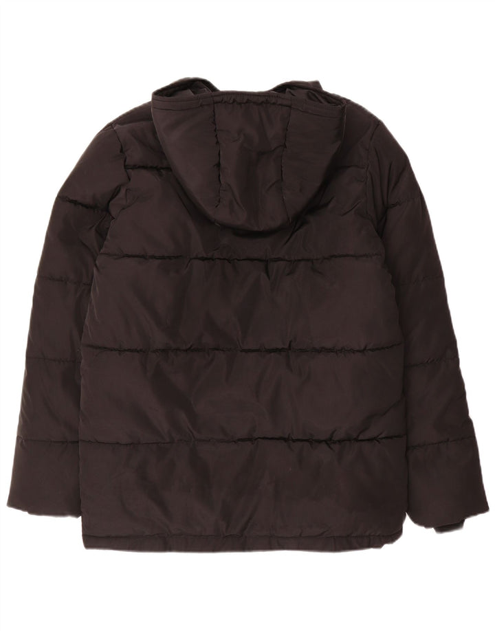 Lyle & Scott Chaqueta acolchada con capucha para niño 12-13 años Negro Poliéster