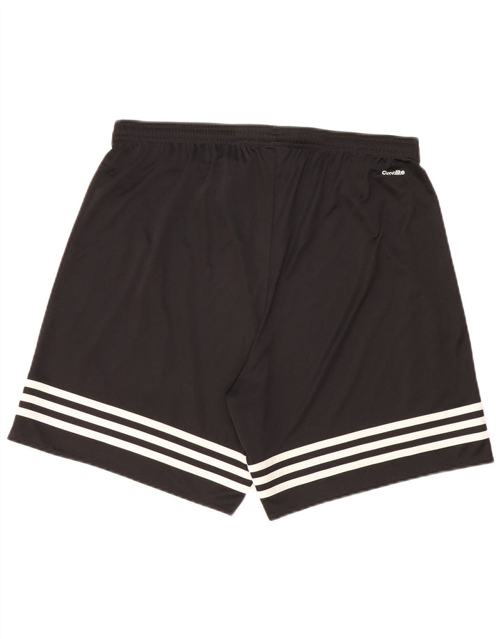 Adidas Mens Climalite Sport Shorts Grande Negro Poliéster