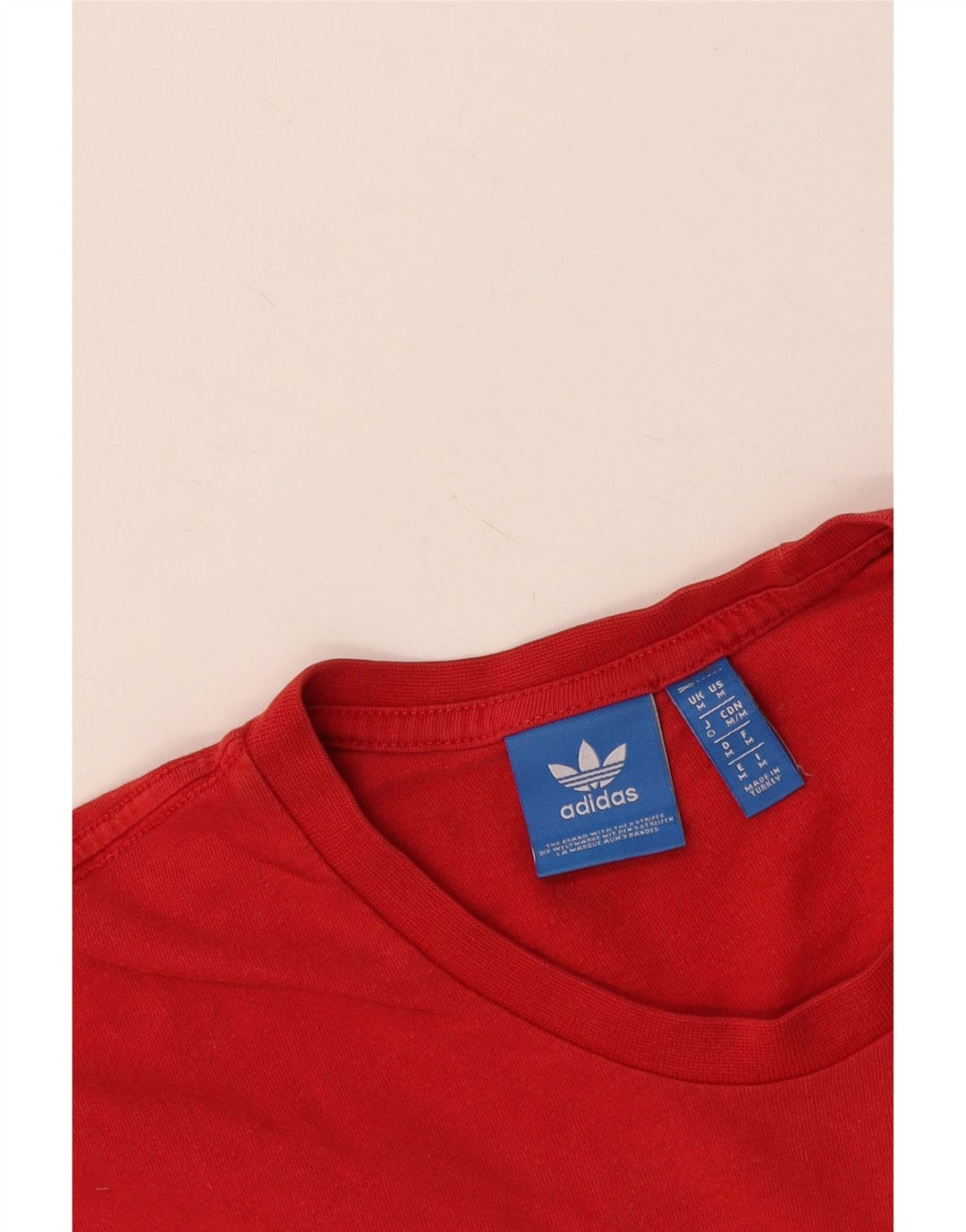 Adidas - Camiseta gráfica para hombre, color rojo medio