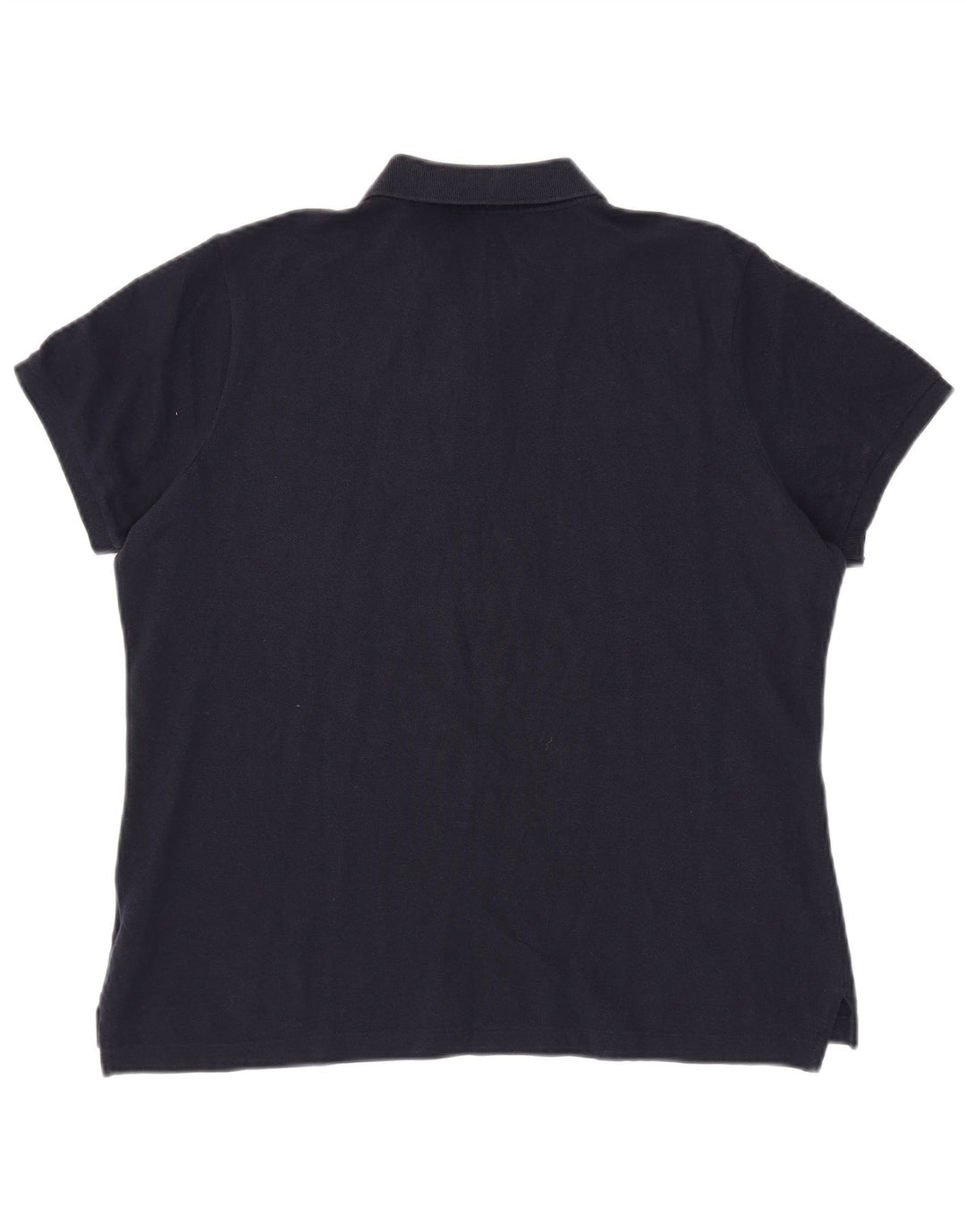 RALPH LAUREN Polo ajustado para mujer UK 40 XL Algodón azul marino