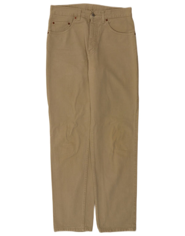Mustang Pantalones Casuales Rectos para Hombre W31 L32 Algodón Beige