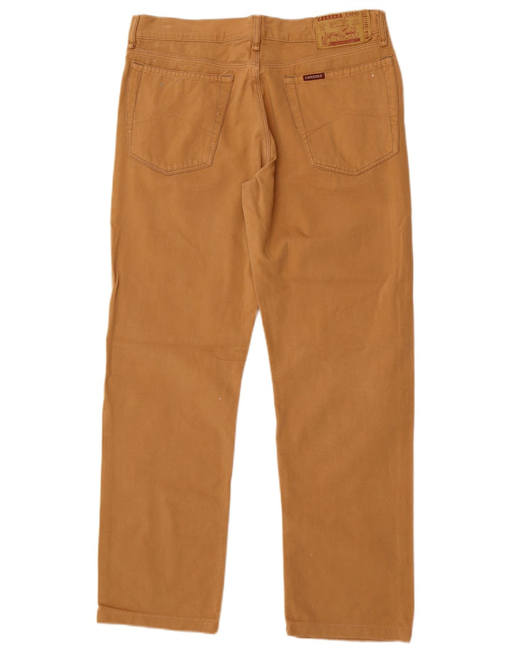 Carrera Jeans rectos 700 para hombre W33 L30 Algodón marrón