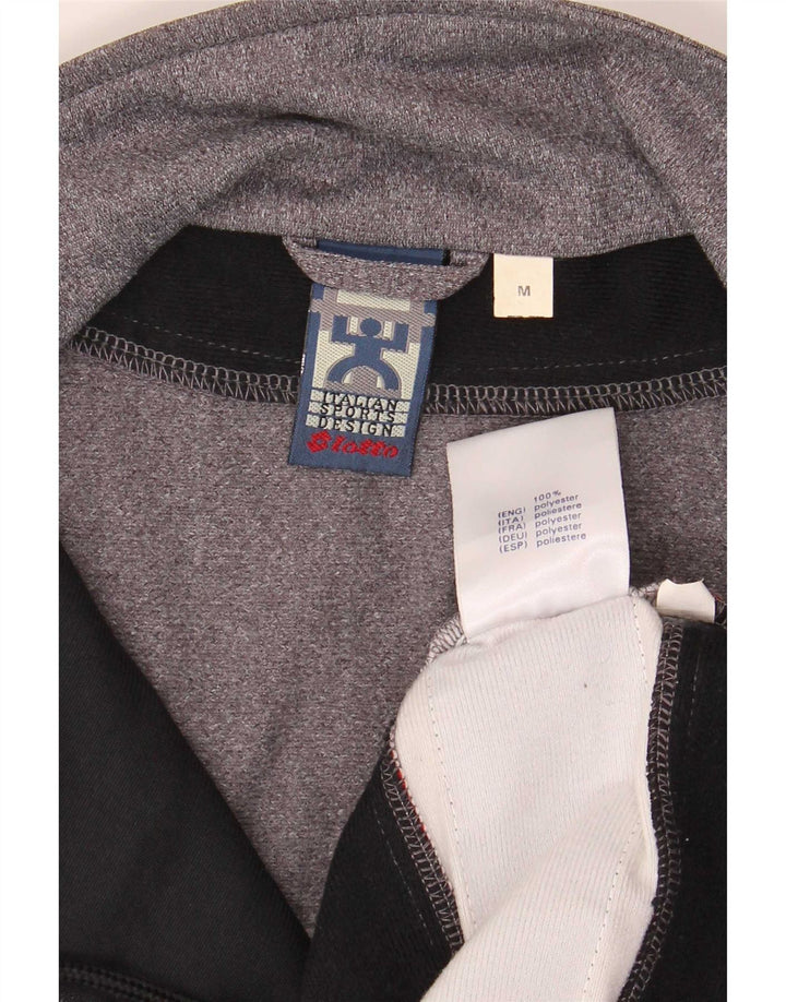 Lotto Hombre Chaqueta De Chándal Con Gráfico Gris Medio Color Block