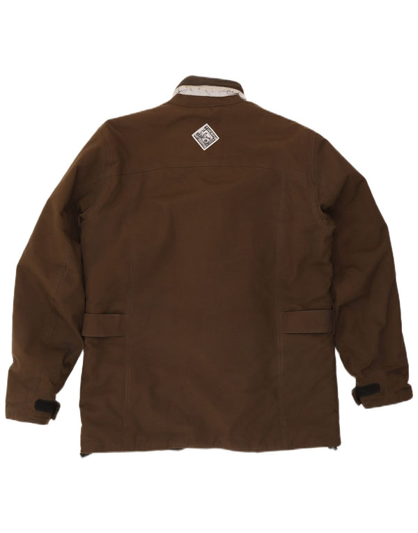 Tucano Urbano Chaqueta utilitaria para hombre UK 40 Large Nylon marrón