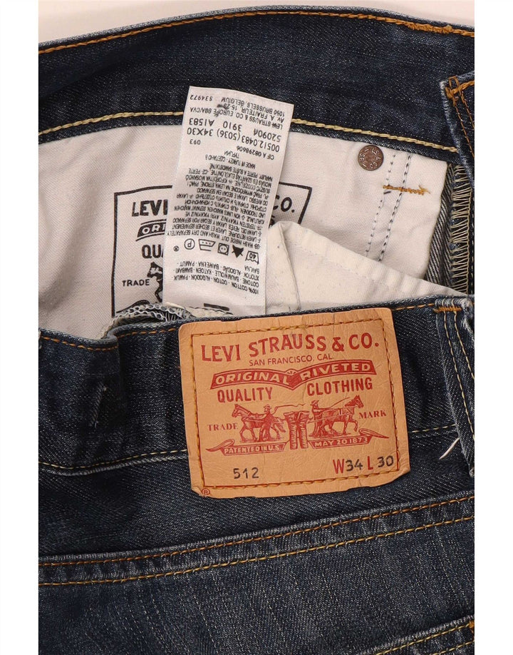 Levi's Hombre 512 Vaqueros Bootcut W34 L29 Azul