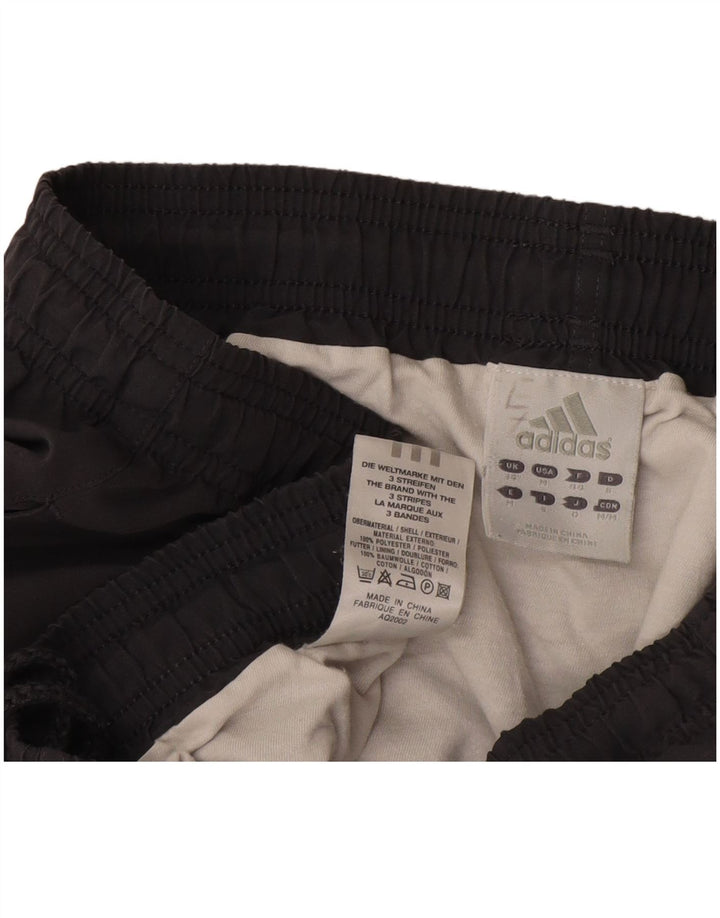 Adidas - Pantalones cortos deportivos para hombre, talla grande, poliéster negro