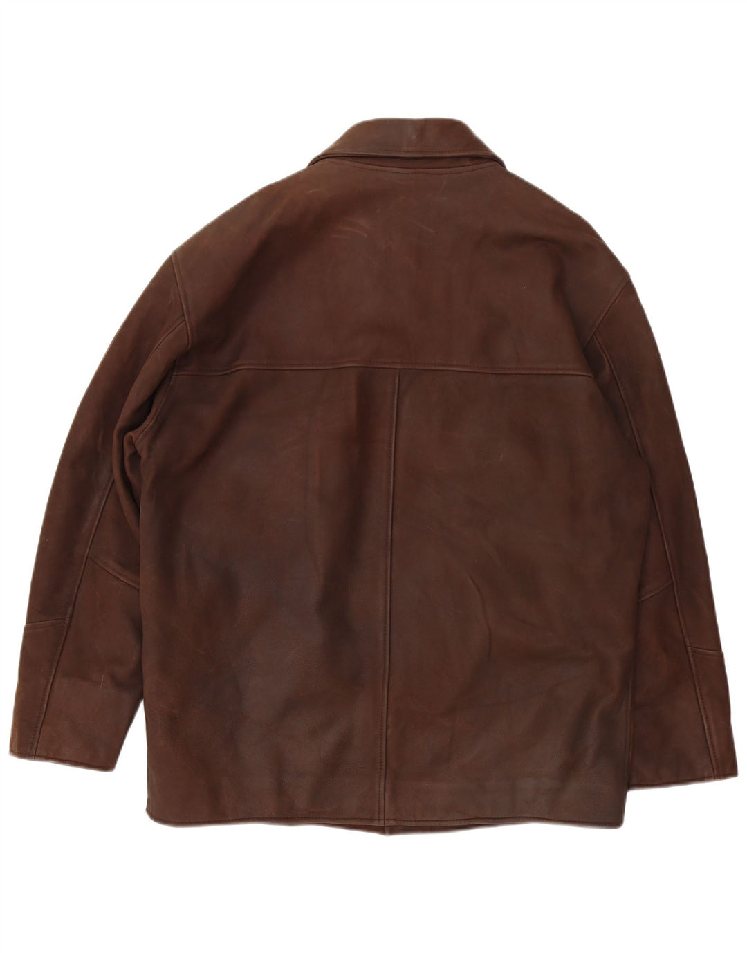 Milestone Chaqueta de cuero para hombre UK 40 Large Brown