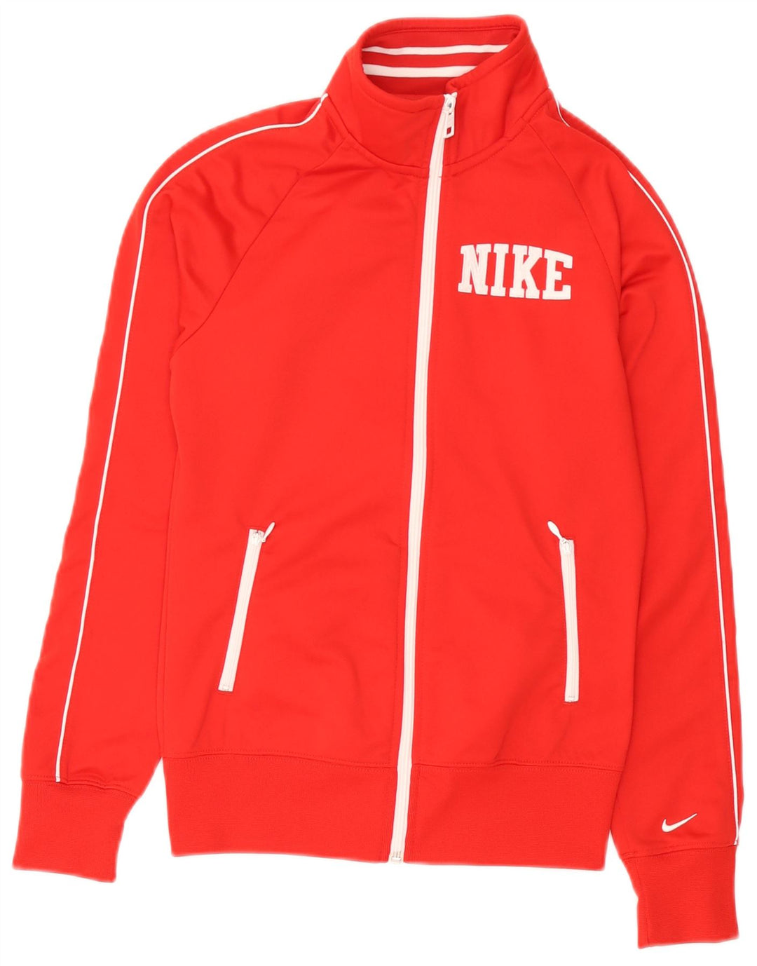 Nike - Chaqueta de chándal para mujer (talla 40), color rojo