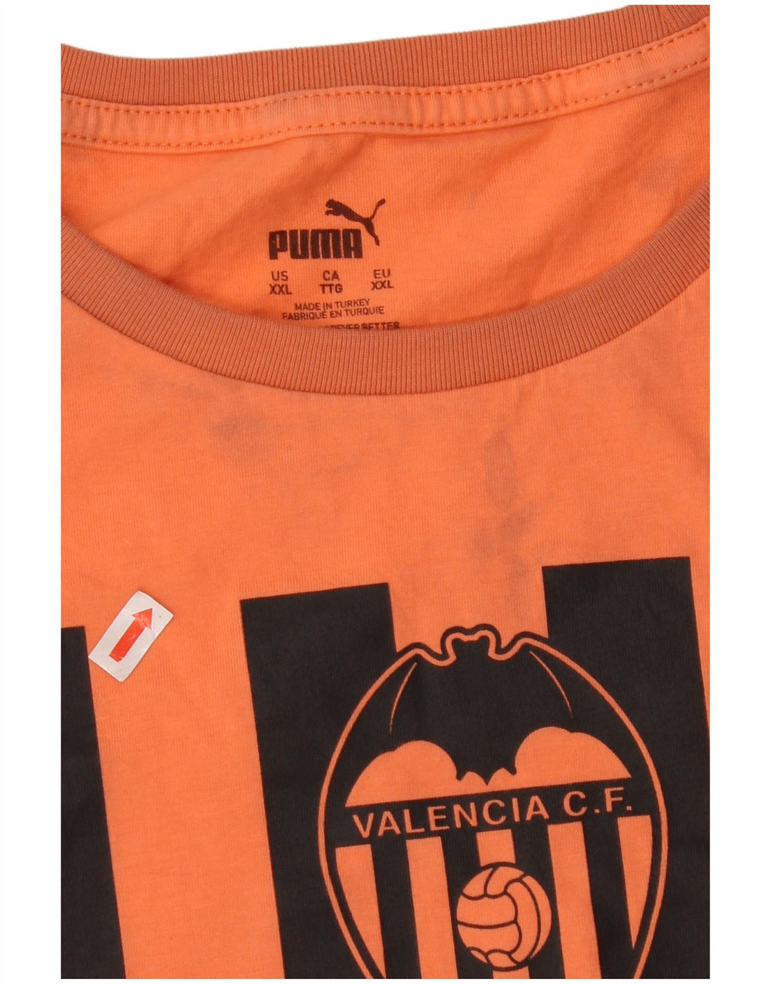 Puma Mens Valencia Graphic Camiseta Top 2XL Naranja