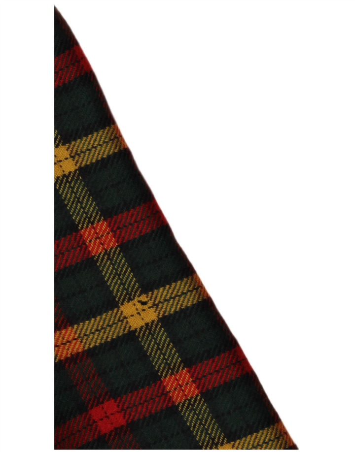 Chaqueta tipo blazer de 3 botones para mujer Superior IT 46 Lana virgen a cuadros verdes grandes