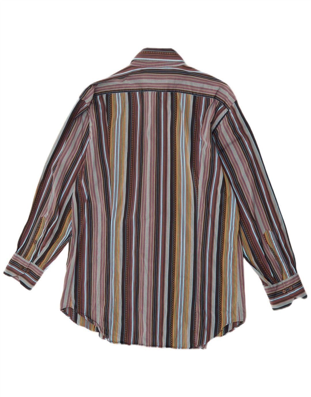 Camisa Etro Hombre Talla 43 Grande Rayas Multicolor