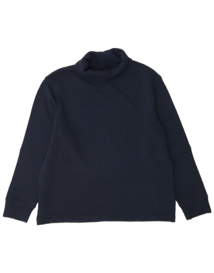 Marks & Spencer - Sudadera con cuello vuelto para mujer, talla 40, talla M, color azul marino