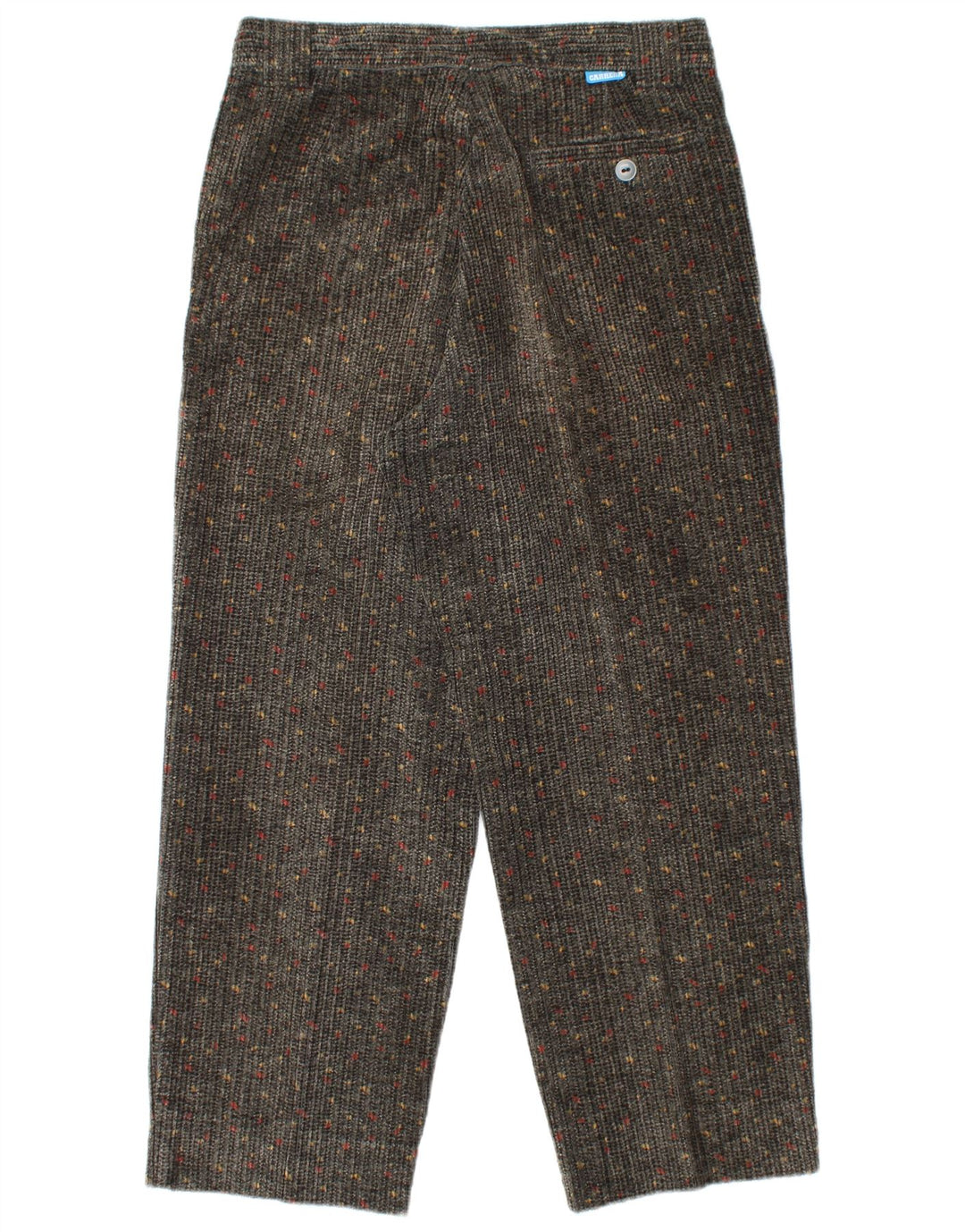 CARRERA Pantalones de pana de cintura alta para mujer IT 50 Large W34 L27 Gris