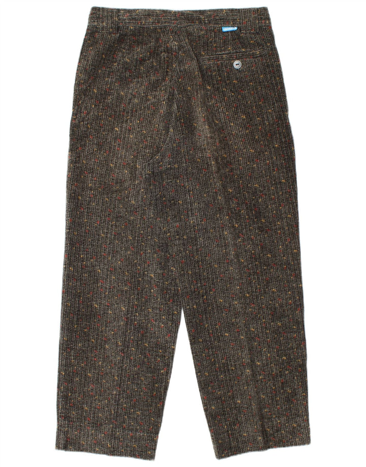 CARRERA Pantalones de pana de cintura alta para mujer IT 50 Large W34 L27 Gris