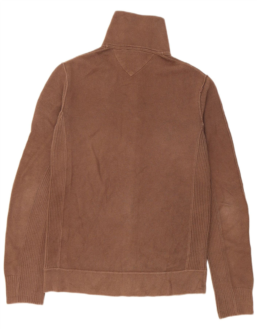 Tommy Hilfiger Cárdigan para hombre de algodón marrón medio