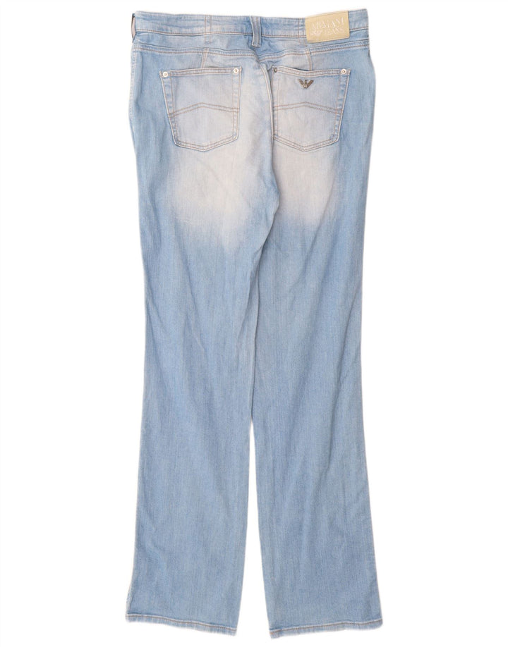 Jeans Armani Mujer Rectos W33 L34 Algodón Azul