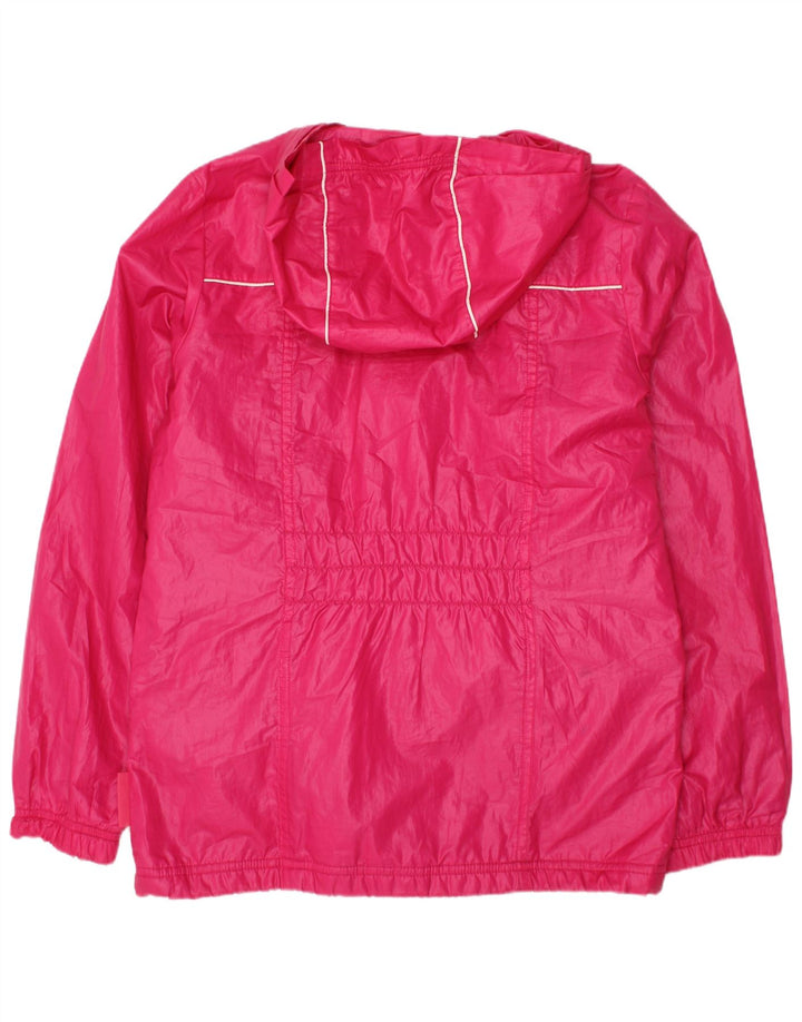 CHAMPION Chaqueta cortavientos con capucha para niña 9-10 años Rosa Poliéster