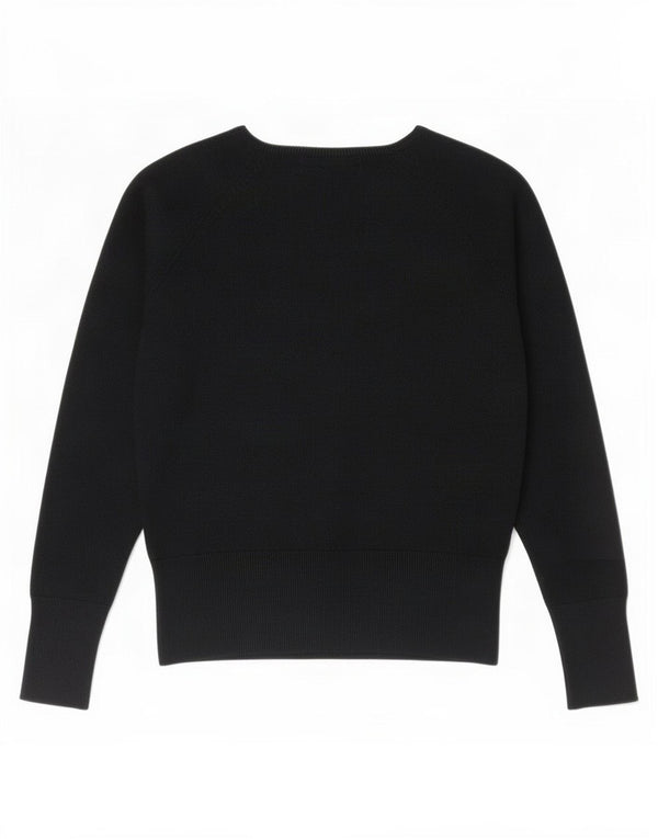 Marks & Spencer Jersey con Cuello Barco para Mujer UK 10 Small Black
