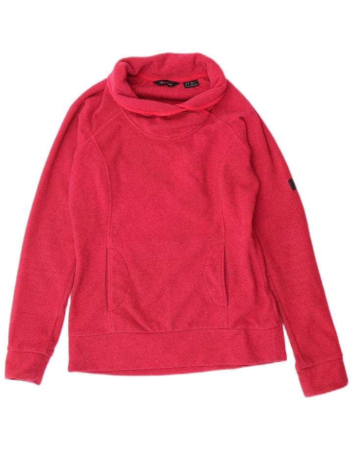 BERGHAUS Sudadera con cuello vuelto para mujer Jersey UK 10 Small Pink Poliéster