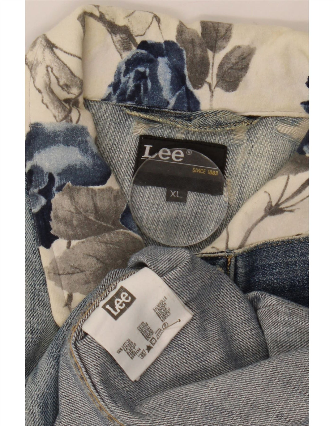 Lee Chaqueta vaquera para hombre UK 42 XL Algodón azul