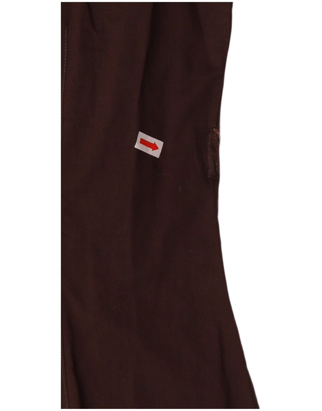 BENETTON Vestido camisero de manga corta para mujer UK 42 Marrón medio