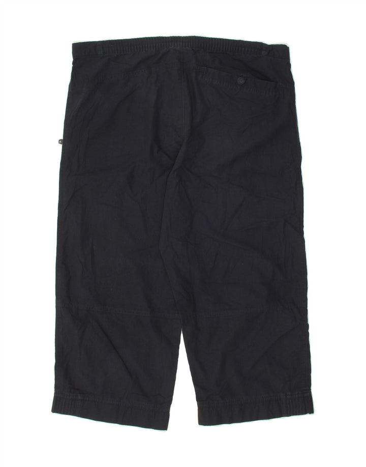 ADIDAS Mens Graphic Capri Trousers Medium  Navy Blue Polyester Vintage Adidas and Second-Hand Adidas from Messina Hembry 