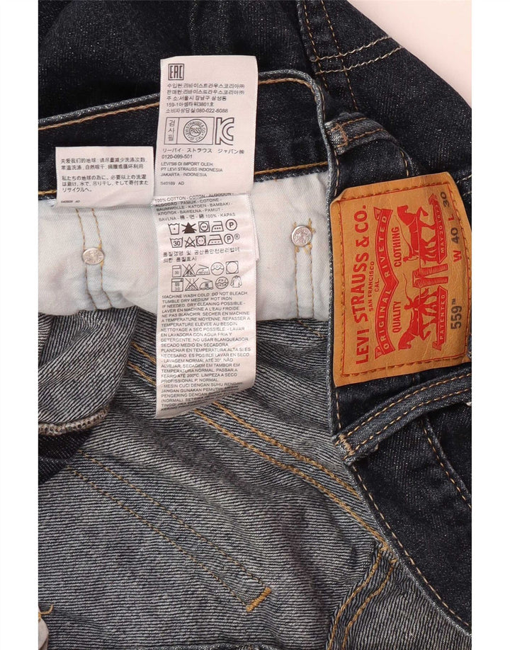 Levi's Jeans rectos 559 para hombre W40 L30 Algodón azul marino