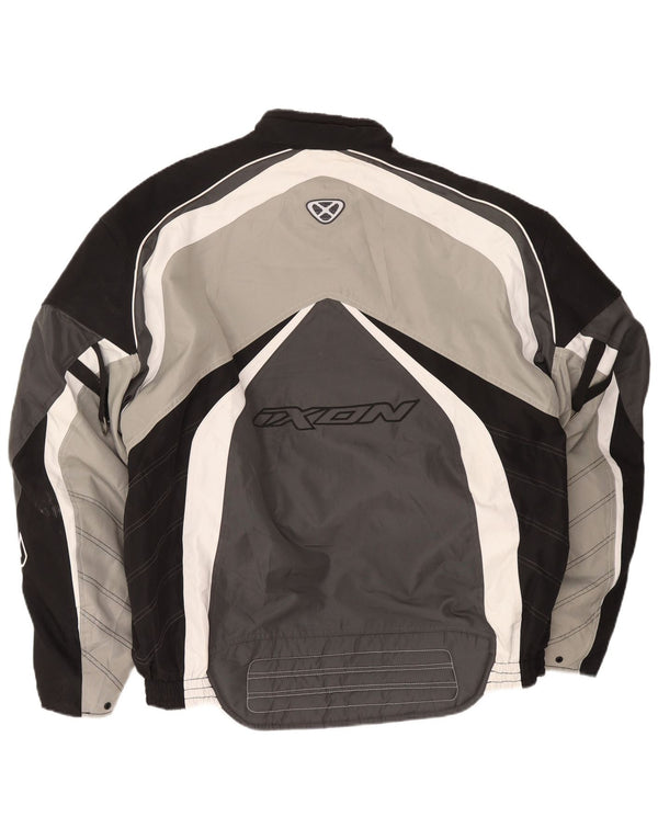Chaqueta Ixon para hombre con gráfico Racer UK 50 5XL Gris Colorblock