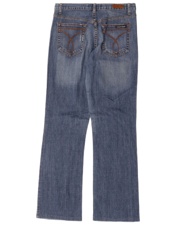 Calvin Klein Jeans Bootcut para Mujer US 6 Medium W32 L31 Algodón Azul