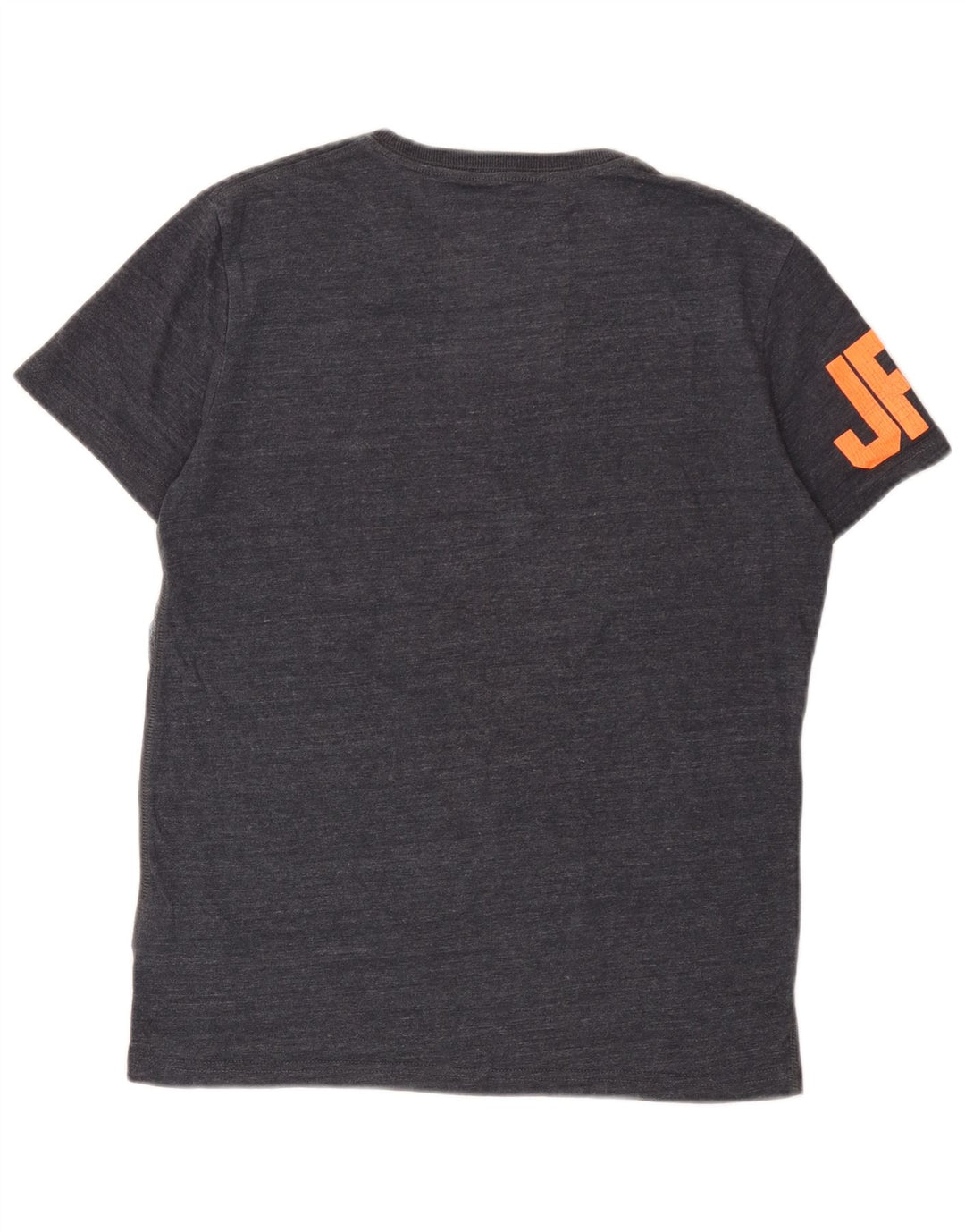Superdry Camiseta gráfica para hombre Top de algodón moteado en azul marino mediano